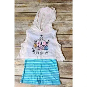 Juicy Couture Girls Size 5/6 Tank Top with Hood